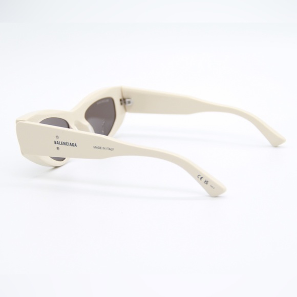 LNEW BALENCIAGA BB0243S 003 BEIGE GREY WOMEN CAT EYE SUNGLASSES BALENCIAGA - Picture 7 of 14